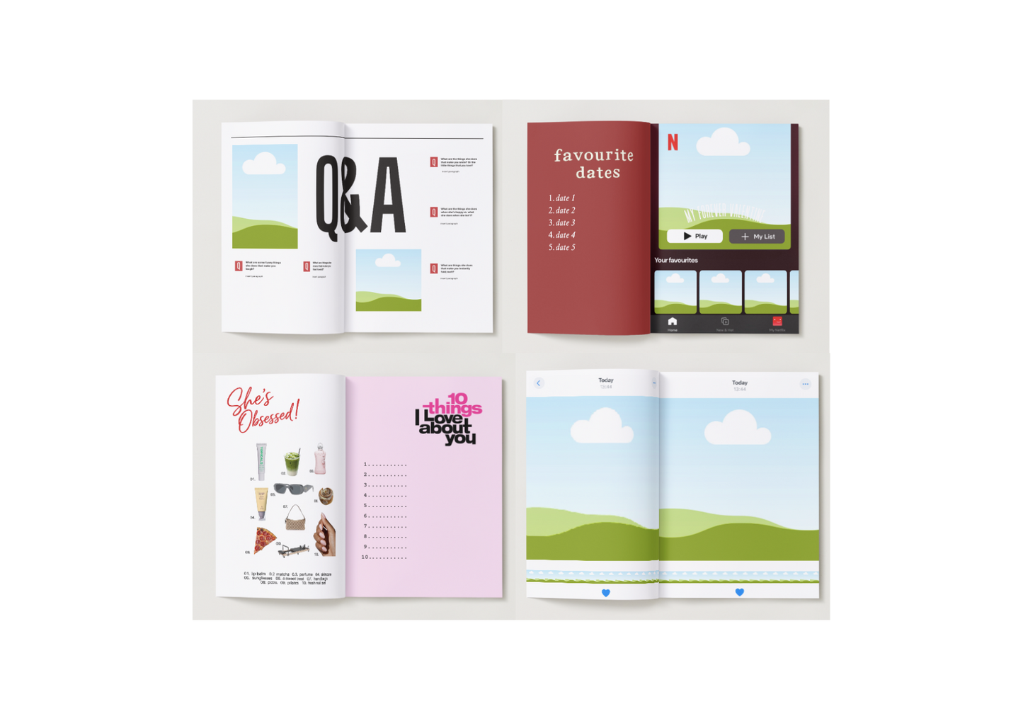 Valentine's Day Magazine Template