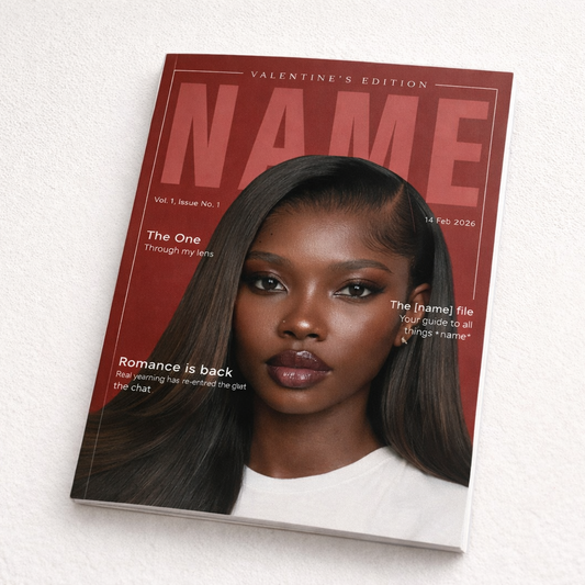 Valentine's Day Magazine Template